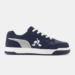 Le Coq Sportif CHAUSSURES ADOChaussures bleues marine COURT BREAKER ado Moonlitocean/silver Cheap