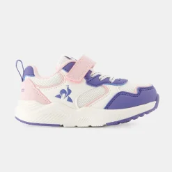 Le Coq Sportif CHAUSSURES BÉBÉChaussures roses à scratch RUNNER bébé Opticalwhite/purple Best