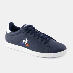Le Coq Sportif Chaussures COURTSET_2 Homme Dressblue/opticalwhite Flash Sale