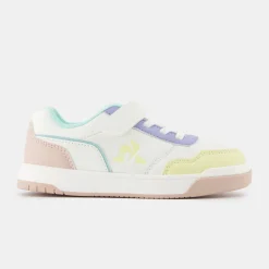 Le Coq Sportif CHAUSSURES ENFANTChaussures multicolores COURT BREAKER enfant Opticalwhite/pink Shop