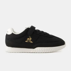 Le Coq Sportif CHAUSSURES ENFANTChaussures noires à scratch VELOCE I enfant Clearance