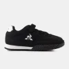 Le Coq Sportif CHAUSSURES ENFANTChaussures noires à scratch VELOCE I enfant Black/opticalwhite Hot