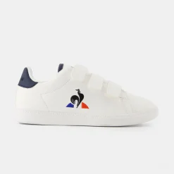 Le Coq Sportif CHAUSSURES ENFANTChaussures blanches à scratch COURTSET_2 enfant New