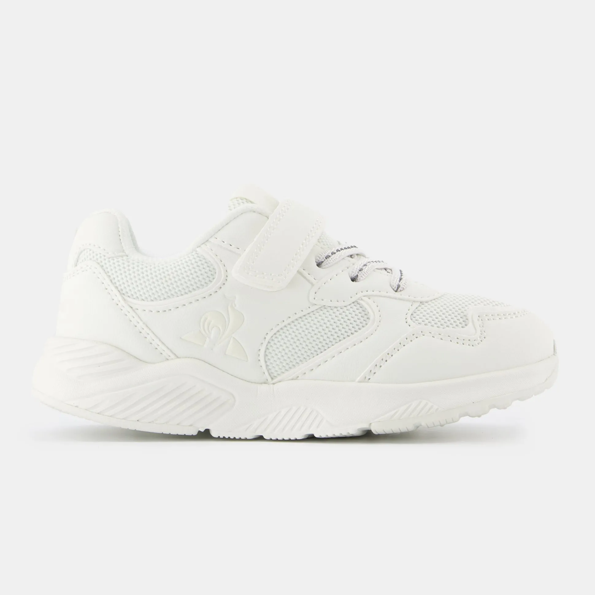 Le Coq Sportif CHAUSSURES ENFANTChaussures à scratch blanches RUNNER enfant Fashion