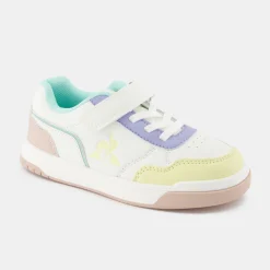 Le Coq Sportif CHAUSSURES ENFANTChaussures multicolores COURT BREAKER enfant Opticalwhite/pink Shop