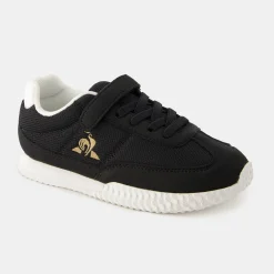 Le Coq Sportif CHAUSSURES ENFANTChaussures noires à scratch VELOCE I enfant Clearance