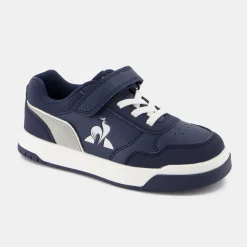 Le Coq Sportif CHAUSSURES ENFANTChaussures à scratch COURT BREAKER enfant Moonlitocean/silver Store