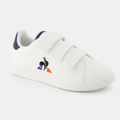 Le Coq Sportif CHAUSSURES ENFANTChaussures blanches à scratch COURTSET_2 enfant New