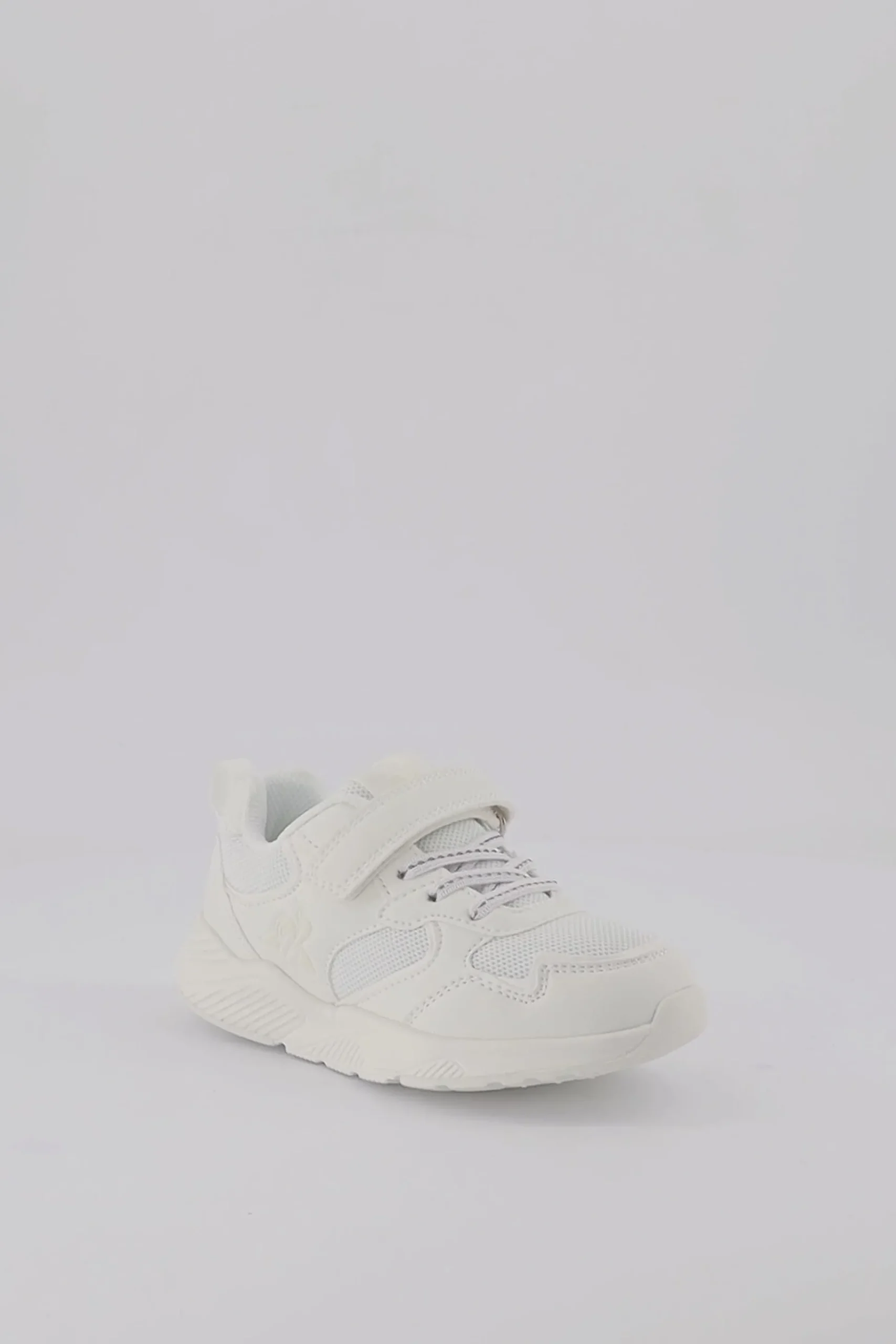 Le Coq Sportif CHAUSSURES ENFANTChaussures à scratch blanches RUNNER enfant Fashion