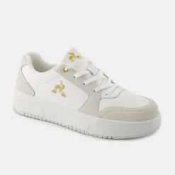 Le Coq Sportif Chaussures LCS BILLIE Femme Opticalwhite/gold Cheap
