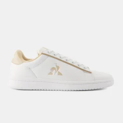 Le Coq Sportif Chaussures LCS COURT CLEAN W Femme Opticalwhite/frostedalmond Cheap