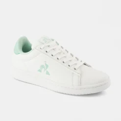 Le Coq Sportif Chaussures LCS COURT CLEAN W Femme Opticalwhite/subtlegreen Discount
