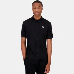 Le Coq Sportif Coq d'orChemise manches courtes Homme Black Hot