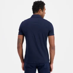 Le Coq Sportif Coq d'orPolo col zippé Homme en interlock 240g coton Darkvelvet Shop