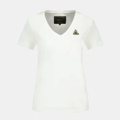 Le Coq Sportif Coq d'OrT-shirt Femme Marshmallow Discount