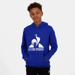 Le Coq Sportif EssentielsSweat à capuche Enfant Bleuelectro Flash Sale