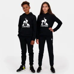 Le Coq Sportif EssentielsSweat à capuche Enfant Black Fashion