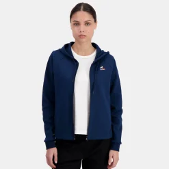 Le Coq Sportif EssentielsSweat zippé à capuche Femme Hot