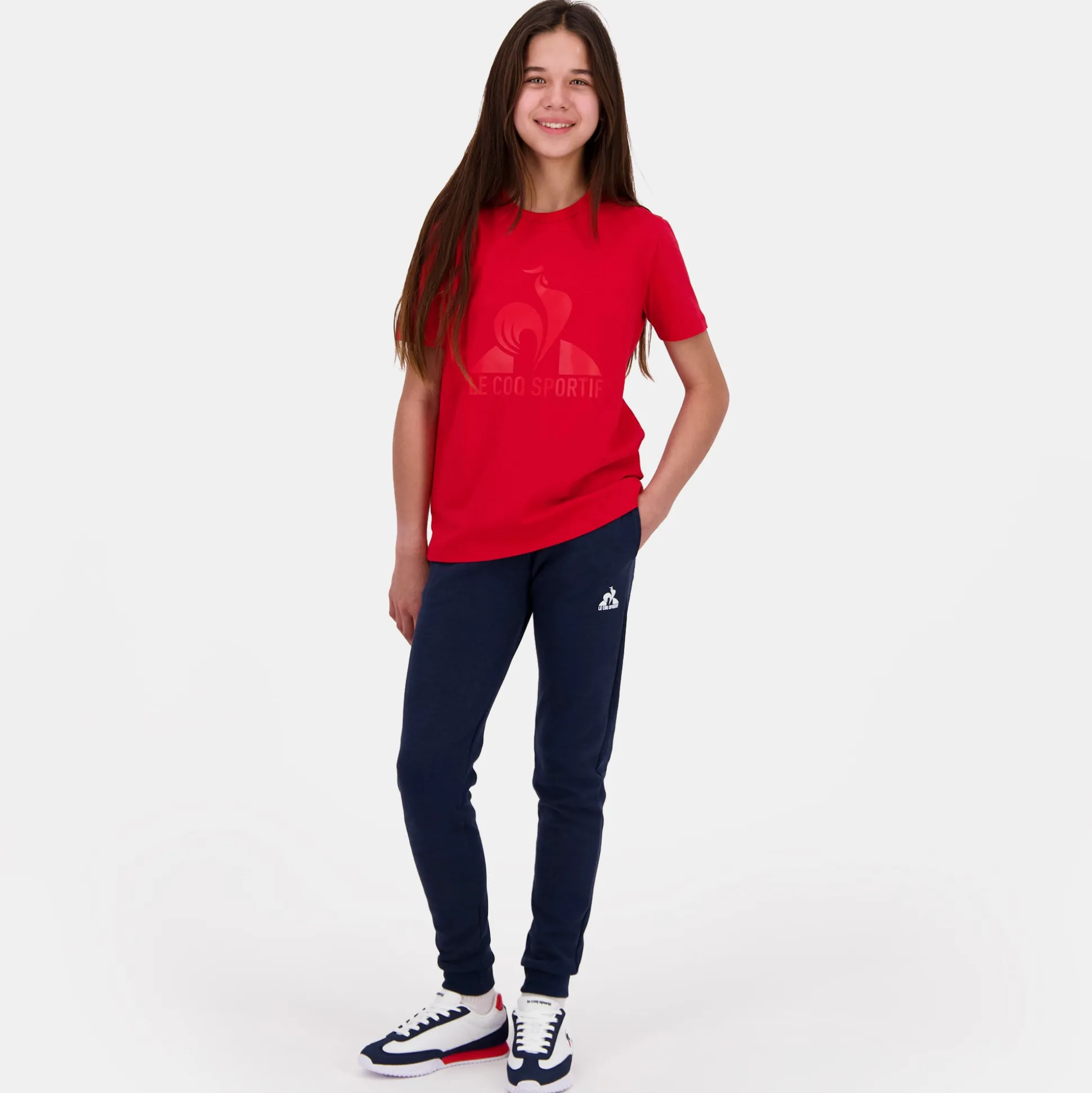 Le Coq Sportif EssentielsT-shirt Enfant Purrouge Clearance
