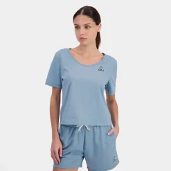 Le Coq Sportif EssentielsT-shirt Femme Fadeddenim Discount