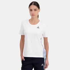 Le Coq Sportif HéritageT-shirt Femme Newopticalwhite Best Sale