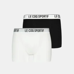 Le Coq Sportif Lot 2 Boxers Homme Newopticalwhite/black Clearance