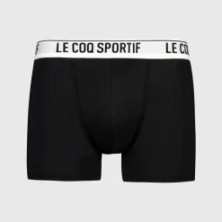 Le Coq Sportif Lot 2 Boxers Homme Black/black New