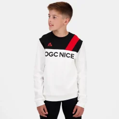 Le Coq Sportif OGC NiceSweat à capuche Enfant Cheap