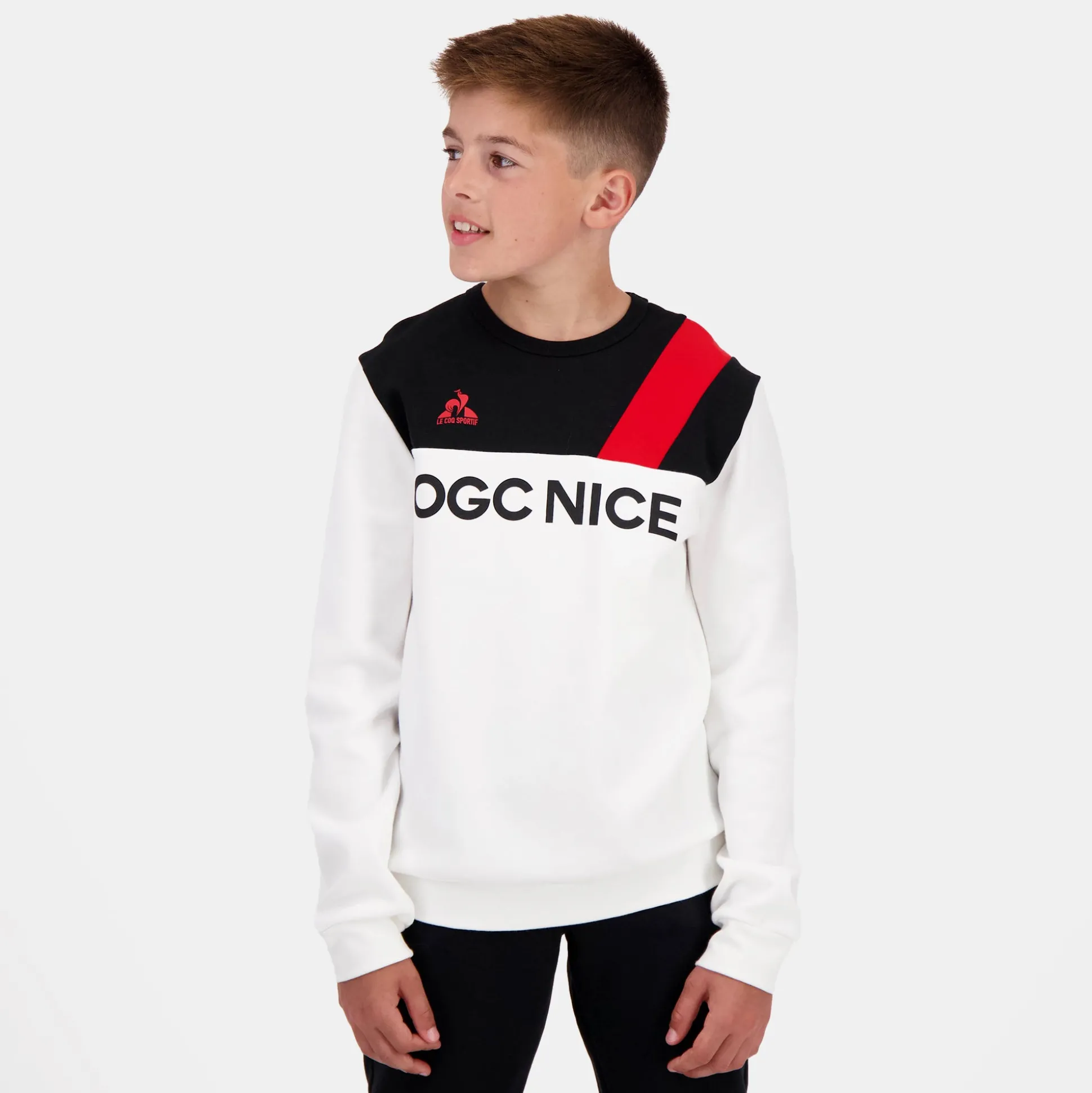 Le Coq Sportif OGC NiceSweat à capuche Enfant Cheap