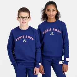 Le Coq Sportif Paris 2024 | Sweat col rond Enfant Best Sale