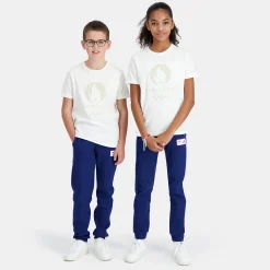 Le Coq Sportif Paris 2024 | T-shirt Enfant Marshmallow Hot