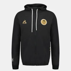 Le Coq Sportif Paris 2024 | Veste à capuche en polyester Homme New