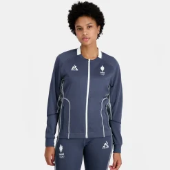 Le Coq Sportif Équipe de France Olympique | Paris 2024Veste training polyester Équipe de France Femme Cheap