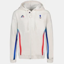 Le Coq Sportif Équipe de France Olympique | Paris 2024Veste à capuche officielle Équipe de France Femme Best