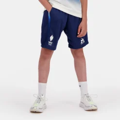 Le Coq Sportif Équipe de France Olympique | Paris 2024Short Équipe de France Enfant Insigniaperf Sale