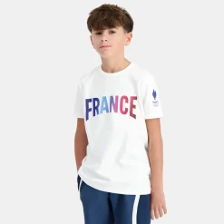 Le Coq Sportif Équipe de France Olympique | Paris 2024T-shirt Équipe de France Enfant Sale