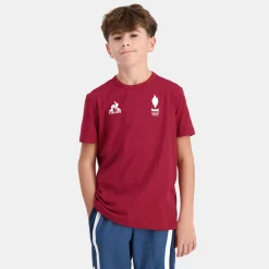 Le Coq Sportif Équipe de France Olympique | Paris 2024T-shirt Équipe de France Enfant Riored Sale
