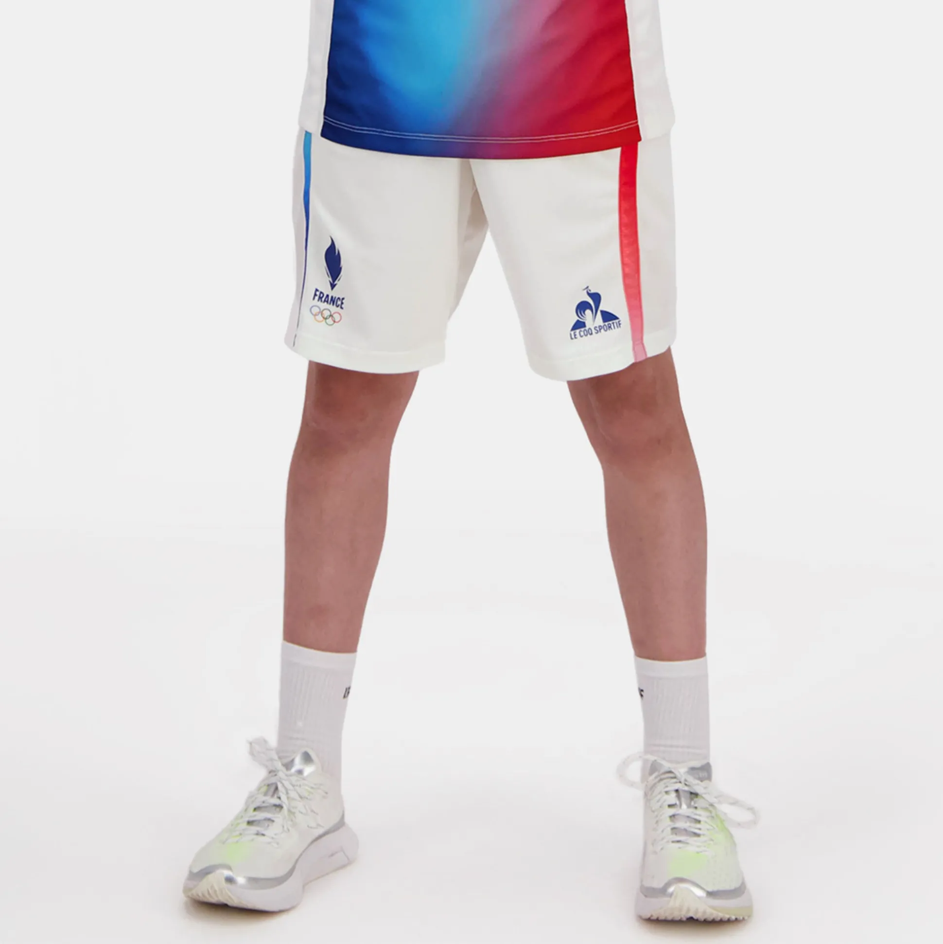 Le Coq Sportif Équipe de France Olympique | Paris 2024Short Équipe de France Enfant Marshmallow New