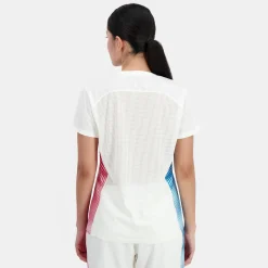 Le Coq Sportif Équipe de France Olympique | Paris 2024T-shirt Équipe de France Femme Marshmallow Cheap