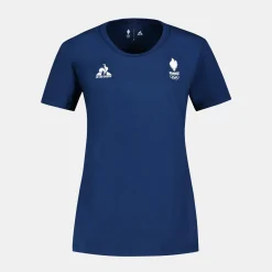 Le Coq Sportif Équipe de France Olympique | Paris 2024T-shirt Équipe de France Femme Insigniablue Best