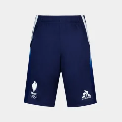 Le Coq Sportif Équipe de France Olympique | Paris 2024Short Équipe de France Enfant Insigniaperf Sale