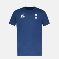 Le Coq Sportif Équipe de France Olympique | Paris 2024T-shirt Équipe de France Enfant Insigniablue Fashion