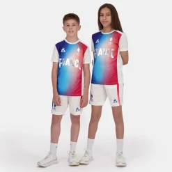 Le Coq Sportif Équipe de France Olympique | Paris 2024Short Équipe de France Enfant Marshmallow New