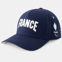 Le Coq Sportif Équipe de France Paralympique Paris 2024Casquette Équipe de France Unisexe Insigniablue Hot