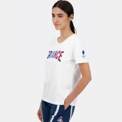 Le Coq Sportif Équipe de France Paralympique Paris 2024T-shirt Équipe de France Femme Clearance