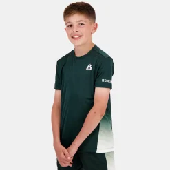 Le Coq Sportif Tennis PerformanceT-shirt Enfant Scarab Outlet