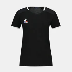 Le Coq Sportif TennisT-shirt Femme Black Discount