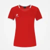 Le Coq Sportif TennisT-shirt Femme Purrouge/newopticalwhite Cheap