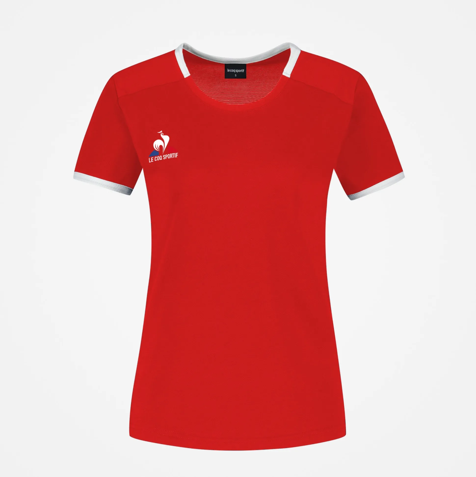 Le Coq Sportif TennisT-shirt Femme Purrouge/newopticalwhite Cheap