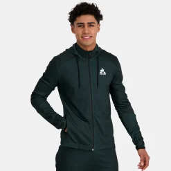Le Coq Sportif Training PerformanceSweat zippé à capuche Homme New
